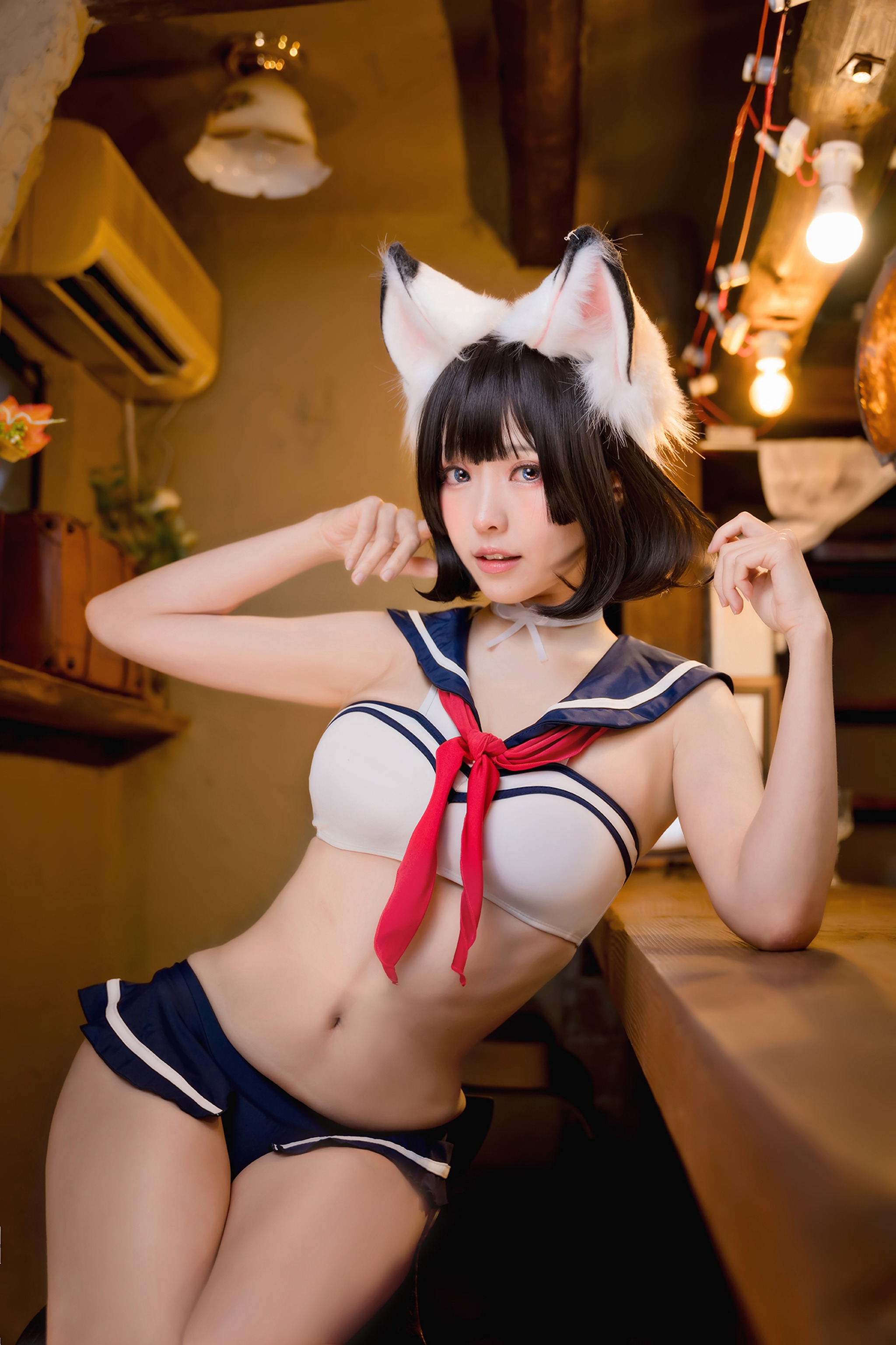 ElyEE子 - NO.084 Kemomimi Izakaya 獸耳居酒屋 [31P]-XikXak